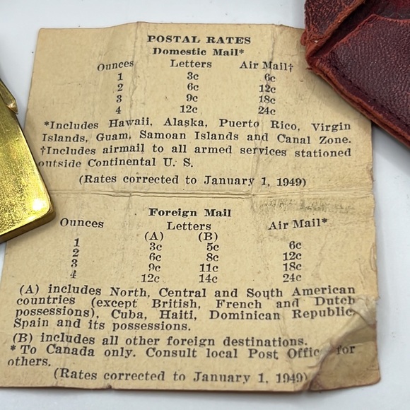 Antique letter scale and 1949 scale and pouch - Picture 4 of 11